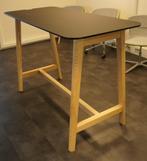 Nova Wood Bartafel | Zwart Blad | Houten Frame | 160x70x105, -, -, Nieuw, Ophalen of Verzenden