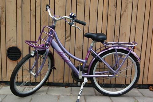 Batavus Diva 24 inch 3 versnellingen [Paars] Meisjesfiets, Fietsen en Brommers, Fietsen | Meisjes, Gebruikt, 24 inch, Handrem