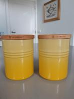 2 Voorraadpotten Le Creuset Soleil Nieuw, Overige typen, Nieuw, Ophalen of Verzenden, Glas