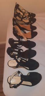 Poelman / Dune / Geox/ Anne Field wedge sandalen heel mooi, Kleding | Dames, Schoenen, Zwart, Zo goed als nieuw, Sandalen of Muiltjes