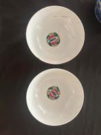 2 porselein Chinese Famille Rose kommen c 1900 Qianlong merk, Verzenden