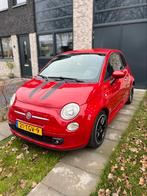 Fiat 500 0.9 85pk Twinair Turbo 2012 Rood Abarth pack, Auto's, Voorwielaandrijving, 905 kg, Origineel Nederlands, Handgeschakeld