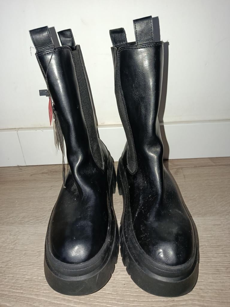 New Yorker Laarzen Maat 40 - Nieuw!, Ophalen of Verzenden, Nieuw, Zwart, Hoge laarzen