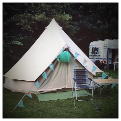 CanvasCamp Sibley Bell tent 500 incl binnentent, Caravans en Kamperen, Tenten, Zo goed als nieuw, Ophalen