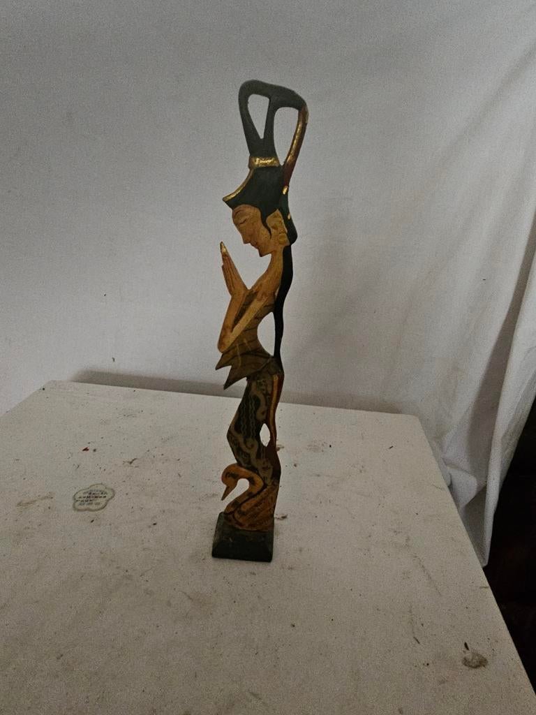 Houten beeldje uit Indonesië, Antiek en Kunst, Ophalen of Verzenden