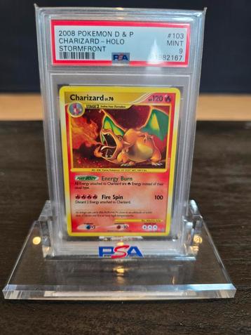 2008 Charizard Stormfront Secret Rare Holo #103 PSA 9 Mint beschikbaar voor biedingen