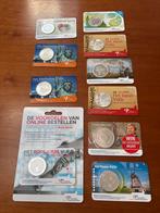 Officiële Herdenkingsmunten Set in Coincards, Postzegels en Munten, Munten | Nederland, Ophalen of Verzenden, Euro's, Setje, Zilver