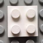 3022 (5)1x white Plate 2 x 2 pat pend, oud logo oud plastic?, Ophalen of Verzenden, Gebruikt