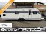 Hobby Prestige 720 UKFE 2023 BLACKLINE, Caravans en Kamperen, Treinzit, Bedrijf, 7 tot 8 meter, Hordeur