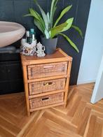 Bamboe Kastje met Lades - 42x30x59 cm, Ophalen of Verzenden