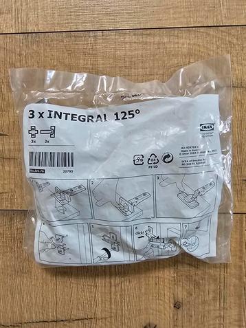 3 Integral scharnieren voor een Ikea keukenkast