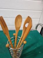 lepelhouder met houten lepels, Huis en Inrichting, Ophalen of Verzenden, 'T Olde Gre-j, Info@toldegrej.nl, Endepoelstraat 20f Didam