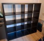 KALLAX kast 4x4 (zwart), Ophalen, Gebruikt, 100 tot 150 cm, Minder dan 150 cm