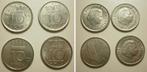 4x 10 cent - 1957 / 1964 / 1977 / 1984, Postzegels en Munten, Munten | Nederland, 10 cent, Koningin Juliana, Losse munt, Verzenden