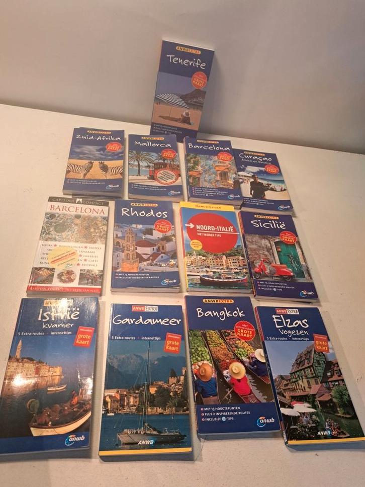 Anwb reisgidsen met kaart, Boeken, Reisgidsen, Zo goed als nieuw, Reisgids of -boek, Europa, ANWB, Ophalen of Verzenden