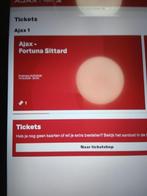 2 Tickets Ajax - Fortuna ( naast elkaar )