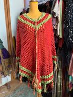 Gehaakte poncho, gebreide poncho, handgemaakt, hippie, boho, Ophalen of Verzenden, Nieuw