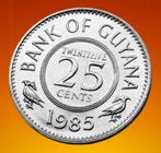************************Guyana 25 cents, 1985 - UNC ********, Postzegels en Munten, Munten | Amerika, Verzenden, Zuid-Amerika