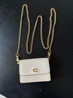 Coach mini wallet on chain, Ophalen of Verzenden, Zo goed als nieuw, Zwart