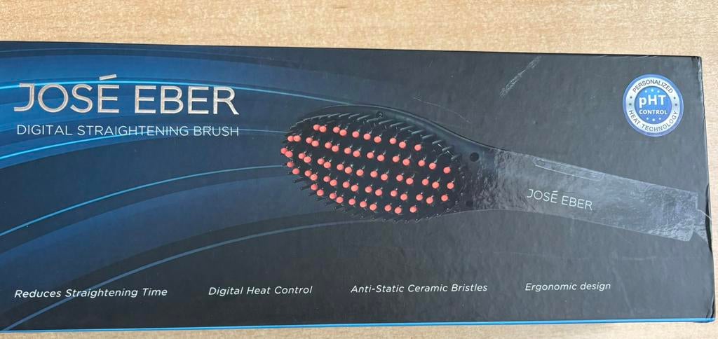José Eber Digital Stijlborstel, Sieraden, Tassen en Uiterlijk, Uiterlijk | Haarverzorging, Ophalen of Verzenden, Gebruikt, Krultang of Stijltang
