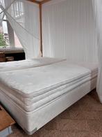 Hästens 2000T Boxspring (210 x 210), Huis en Inrichting, Slaapkamer | Bedden, Ophalen, Gebruikt, Wit, Tweepersoons