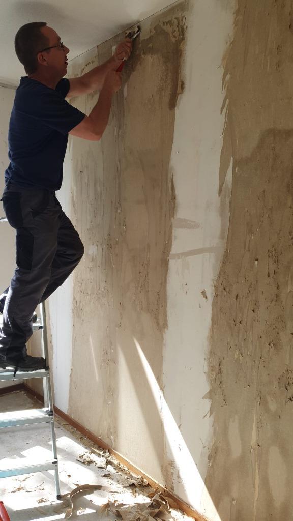 BEHANG VERWIJDEREN: regio Drechtsteden, alle type behang, Huis en Inrichting, Stoffering | Behang, minder dan 10 m², Ophalen