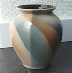 Bay Keramik vaas 650 14 vintage West-Germany spritz decor, Gebruikt, Overige kleuren, Aardewerk of Porselein, Ophalen of Verzenden
