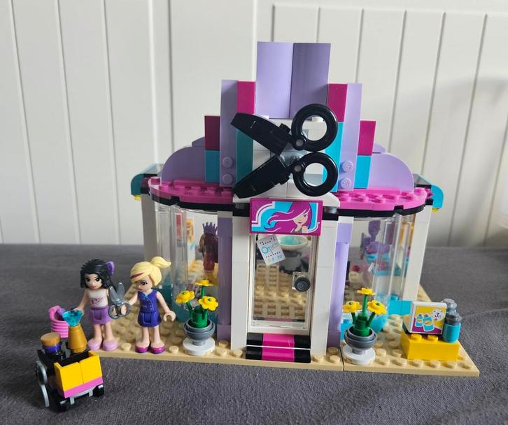 Lego friends heartlake kapsalon (41093), Kinderen en Baby's, Speelgoed | Duplo en Lego, Zo goed als nieuw, Lego, Complete set