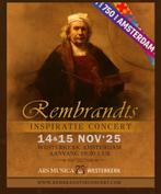 2 tickets Rembrandt inspiratieconcert 15 novebmer, Tickets en Kaartjes, Concerten | Klassiek, Twee personen