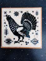 APARTE NOORSE TEGEL  20 X 20 CM., Ophalen of Verzenden, Minder dan 50 cm, Schilderij, Minder dan 50 cm