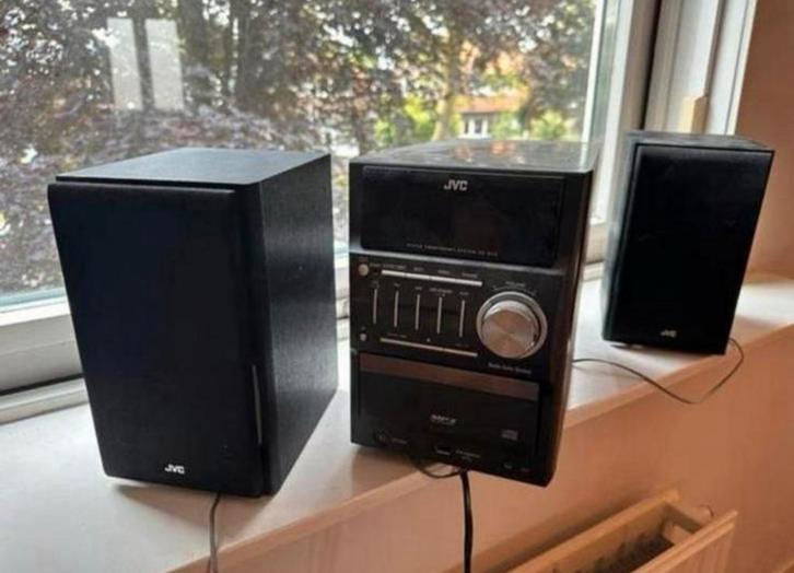 Jvc ux-g46 micro component systeem met twee geluidsboxen, Audio, Tv en Foto, Stereo-sets, Zo goed als nieuw, JVC, Ophalen of Verzenden