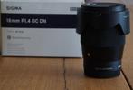 Sigma 16 mm 1.4 DC DN lens - for Sony e-mount, Audio, Tv en Foto, Fotografie | Lenzen en Objectieven, Ophalen, Zo goed als nieuw