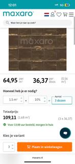 Gouden Wandtegels 13x13cm - 1,5m2, Doe-het-zelf en Verbouw, Tegels, Ophalen, Nieuw, Minder dan 20 cm, Minder dan 5 m²