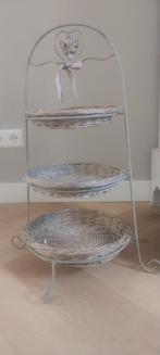 Grote etagere 64cm  brocante stijl, Huis en Inrichting, Woonaccessoires | Etagères, Ophalen, Zo goed als nieuw