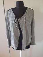 Zwart/wit gestreept Garcia Jeans vestje - maat XL ***zgan***, Kleding | Dames, Truien en Vesten, Ophalen of Verzenden, Zo goed als nieuw