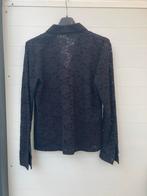 Zwarte mooie dames blouse met lange mouw. Maat M, Maat 38/40 (M), Inyent finest, Zwart, Ophalen of Verzenden
