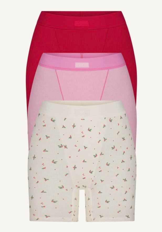 Mooie Skims 3-pack boxers (nieuw!) in giftbox, Kleding | Dames, Ondergoed en Lingerie, Overige typen, Overige kleuren, Verzenden