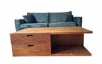 Massief Teak Salontafel 120x70x40 cm, Huis en Inrichting, Tafels | Salontafels, Ophalen, Gebruikt, 100 tot 150 cm, Indoteak