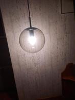 vintage design hanglamp rookglas bol hustadt likt op raak, Ophalen, Gebruikt, Glas, Minder dan 50 cm