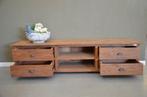 Teak tv-meubel 200 cm, Ophalen, Nieuw