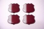3D Qatar gel vlag stickers UV-bestendig, Verzenden, Nieuw, Overige typen