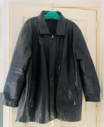 Vintage Canda C&A Leren Jas Maat 56, Ophalen of Verzenden, Gedragen, Maat 46/48 (XL) of groter, Zwart