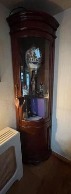 ronde mahonie houten hoekkast, Huis en Inrichting, Ophalen of Verzenden, 25 tot 50 cm, 50 tot 100 cm, Minder dan 100 cm