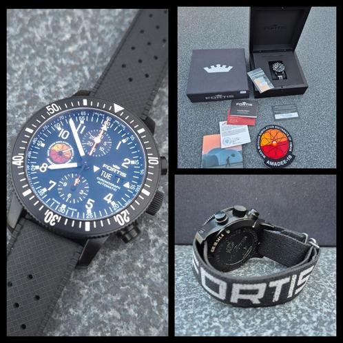Fortis Amadee 18, Sieraden, Tassen en Uiterlijk, Horloges | Heren, Zo goed als nieuw, Overige merken, Staal, Ophalen