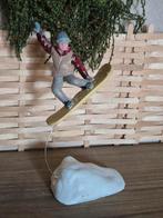 Lemax snowboard/ski figuur €3,50 per foto kerstdorp kerst, Ophalen of Verzenden, Zo goed als nieuw