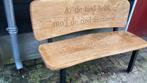 Tuinbank/trouwbank/houten bank met gepersonaliseerde tekst, Tuin en Terras, Tuinbanken, Ophalen, Nieuw, Hout