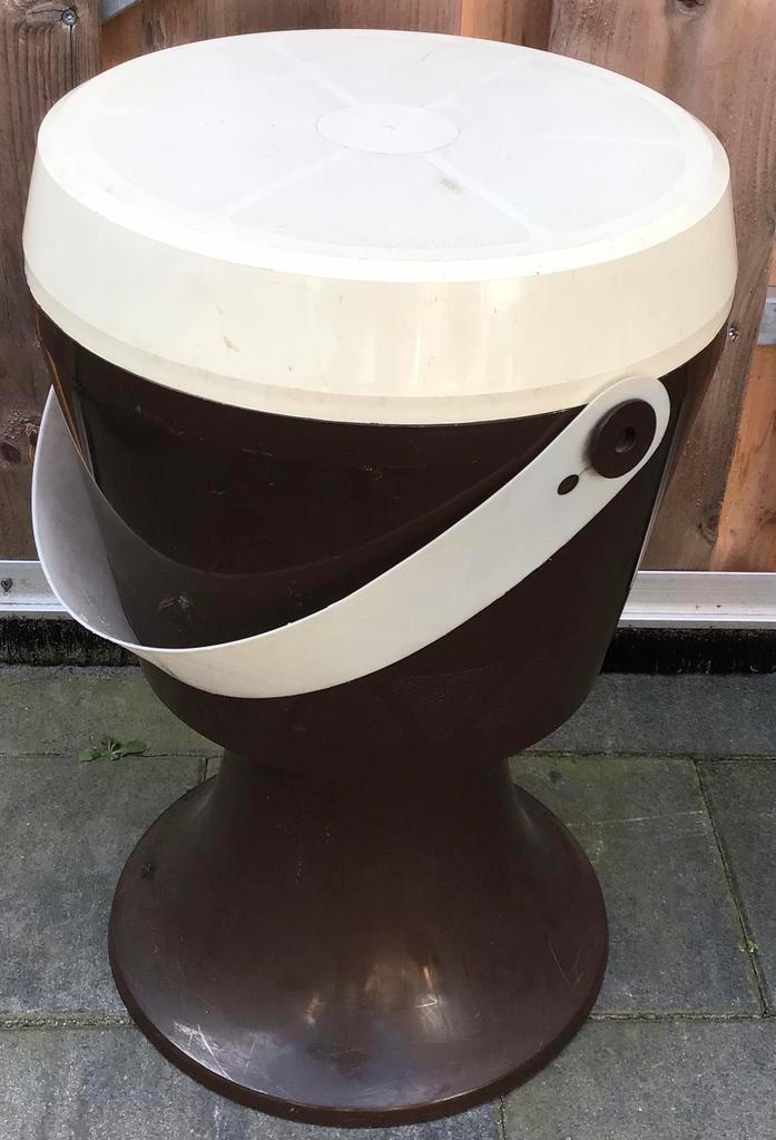 VINTAGE FLAIR UTENSILO NAAIBOX / NAAIMAND / BREIOPSLAG 1970, Hobby en Vrije tijd, Naaien en Fournituren, Gebruikt, Overige typen