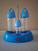 Vintage tafelset olie,azijn,peper zout, Huis en Inrichting, Ophalen of Verzenden, Zo goed als nieuw