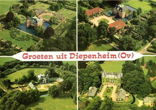 Groeten uit Diepenheim [Ov] - 4 afb - 1976 gelopen, Verzamelen, Ansichtkaarten | Nederland, Gelopen, Overijssel, 1960 tot 1980