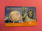 Aangeboden het.Manhattan vijfje in coincard., Ophalen of Verzenden, Overige landen, 5 euro
